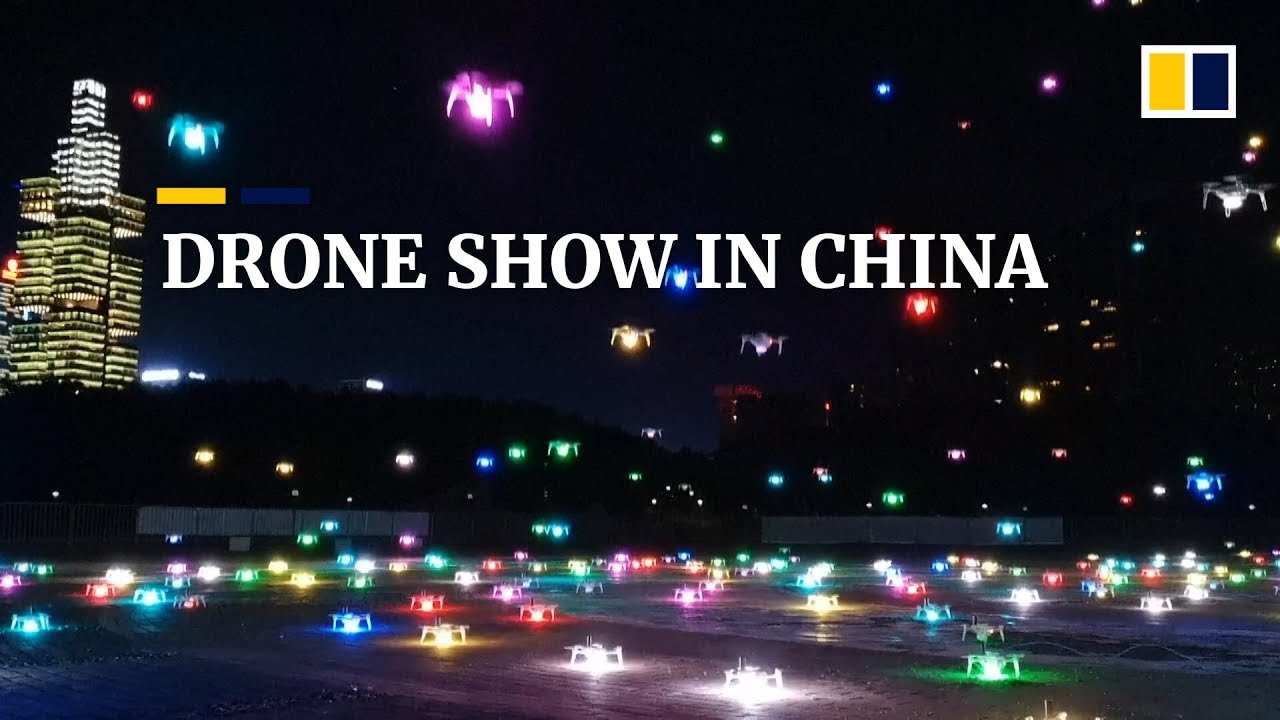 Shanghai drone show 2048